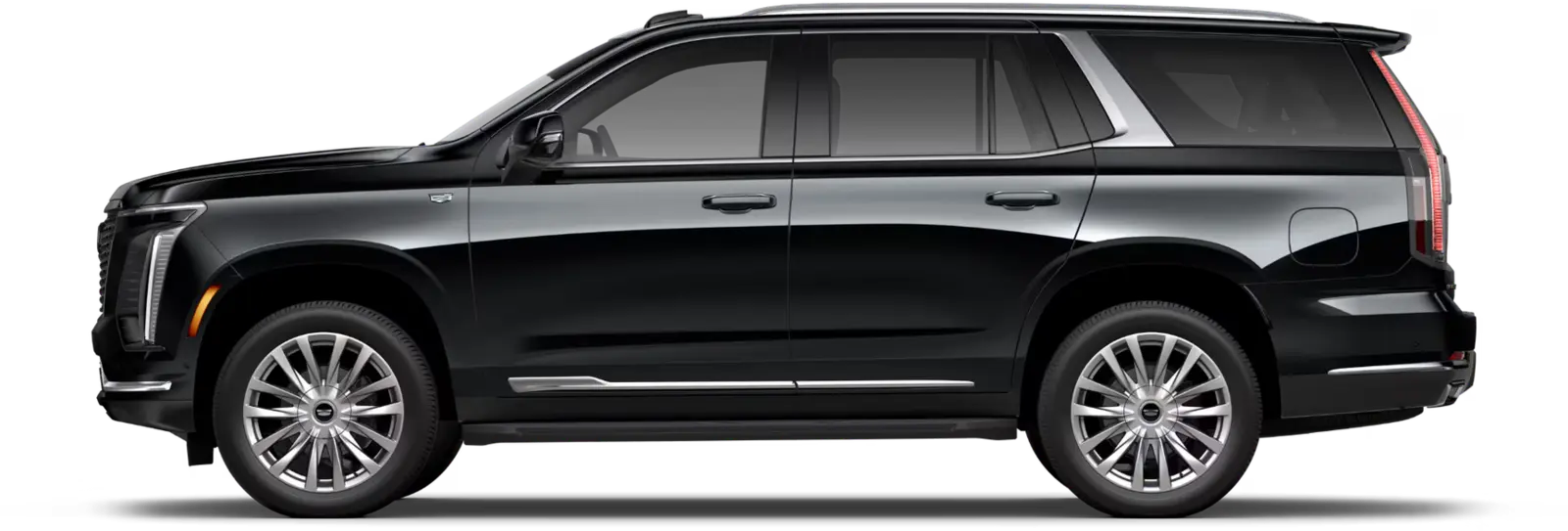 Silueta lateral de una camioneta con los puntos de blindaje señalados